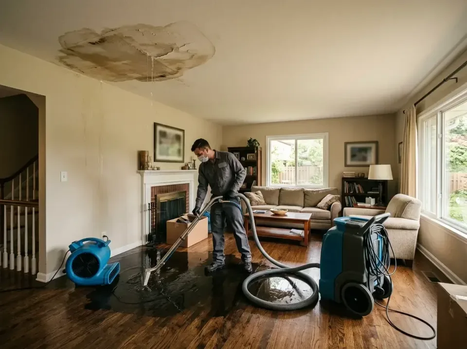 attic-pipe-burst-ceiling-drip-008 — frequently asked questions, Water Damage Restoration & Carpet Care in Portage Lakes, OH